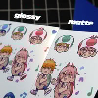 Image 2 of Chainsawman Party Sticker Sheet
