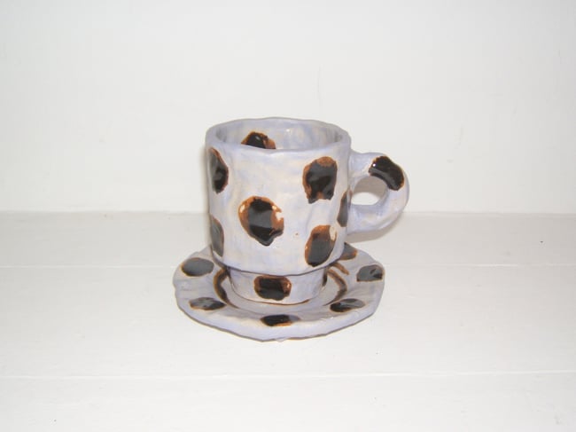 Polka Dot Diner Mug Set