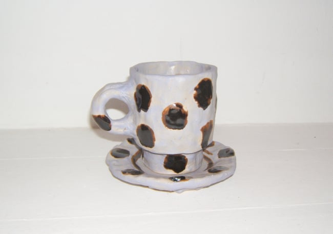 Polka Dot Diner Mug Set