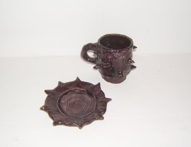 Diner Mug with Thorns Set