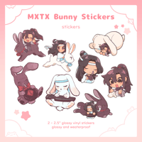 MXTX Bunny Stickers