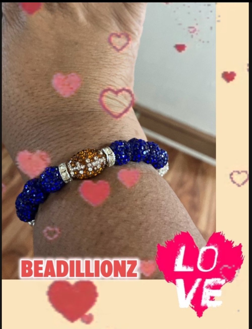 Image of Beadillionz inspired theme sports Cowboys America's 🇺🇸 favorite team (AFT)