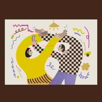 Image 3 of 'Kitchen Dance' A3 Print