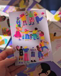 Image 1 of 'S IS FOR SKATING' A6 Postcard