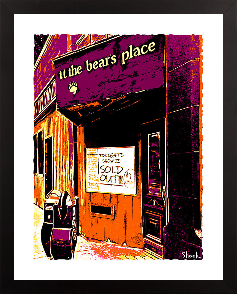 TT The Bear's Cambridge Art Print (Multi-size options)