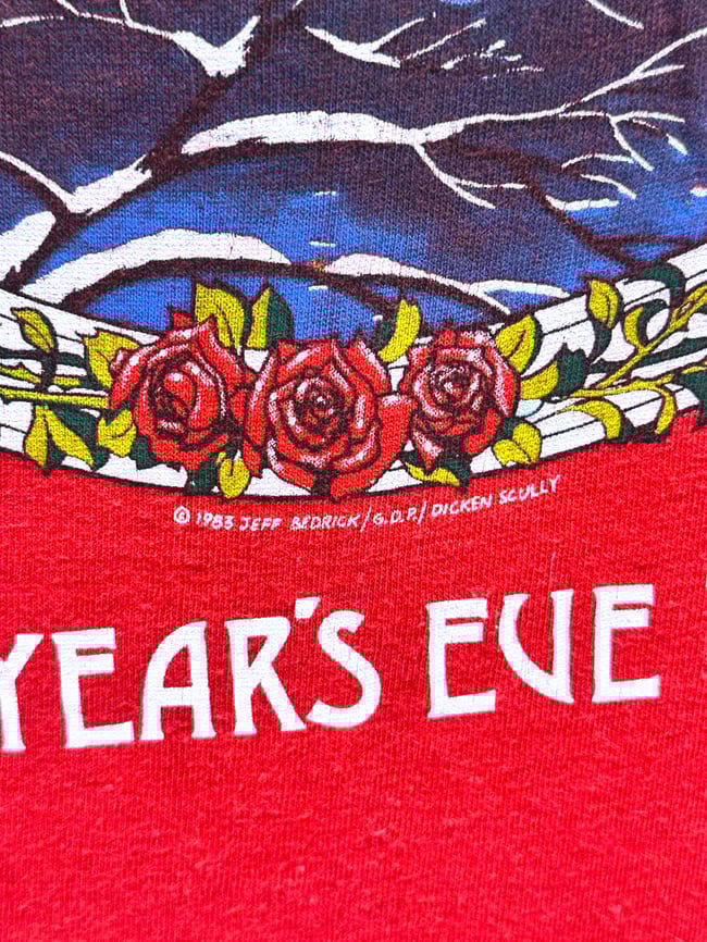 Grateful Dead 1983 New Year's Eve Longsleeve Shirt - Fits M
