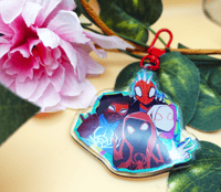 Image 2 of SpiderVerse Acrylic Charm