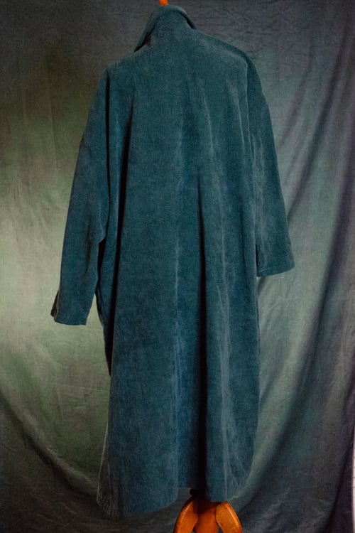 Image of Modern Kimike Forest Green Corduroy Throw Jacket