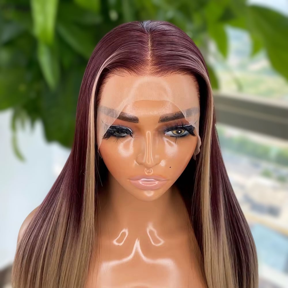 Image of Peanut Butter Jelly Lace Wig