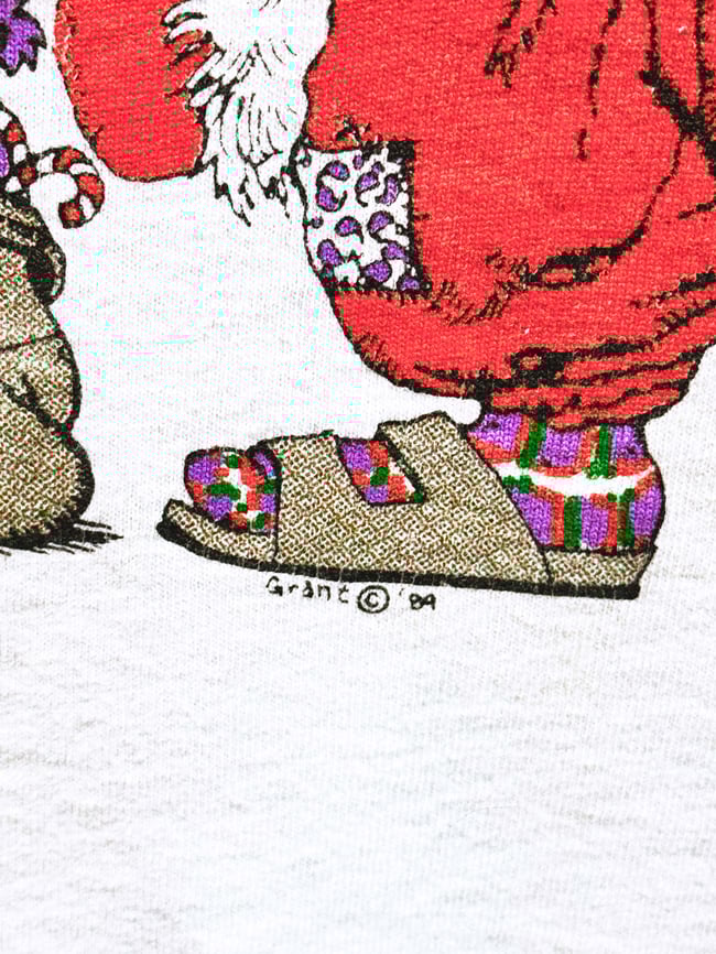 Grateful Dead 1989 Jerry Christmas Lot T-Shirt - Size XL (FOTL Tag)