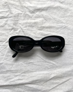Agnes B. Vintage Black Sunglasses 1998 - OS