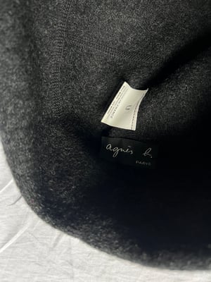 Agnes B. Vintage Wool Beanie with Fringe - OS