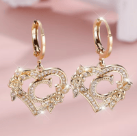 Image 2 of Earrings with Letter Engraving