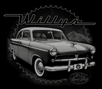 Image 2 of Willys Aero Ace B/W T-shirt