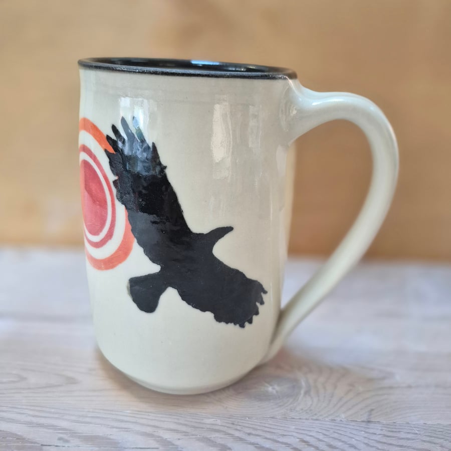 Image of Large Crow Mug