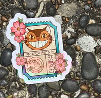 Cat Bus Ticket Sticker