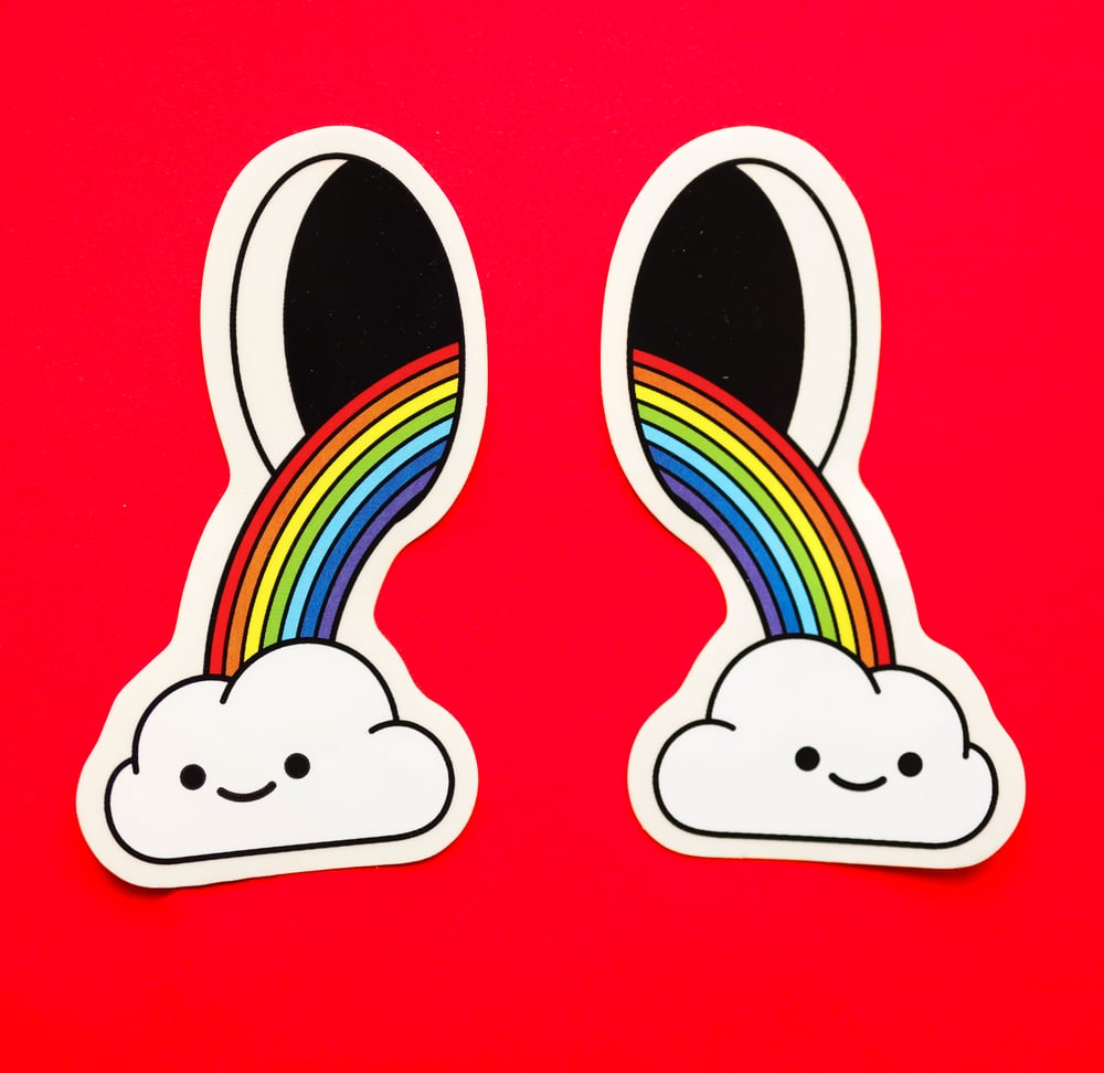 Image of Set of Rainbrows Stickers