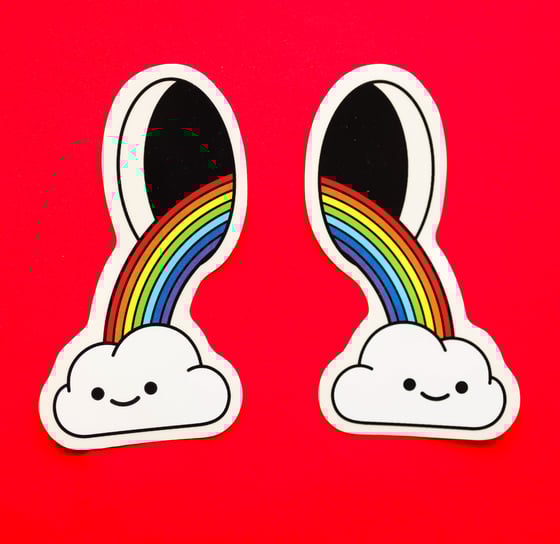 Image of Set of Rainbrows Stickers