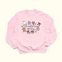 Christmas Girly Pink Sweatshirt