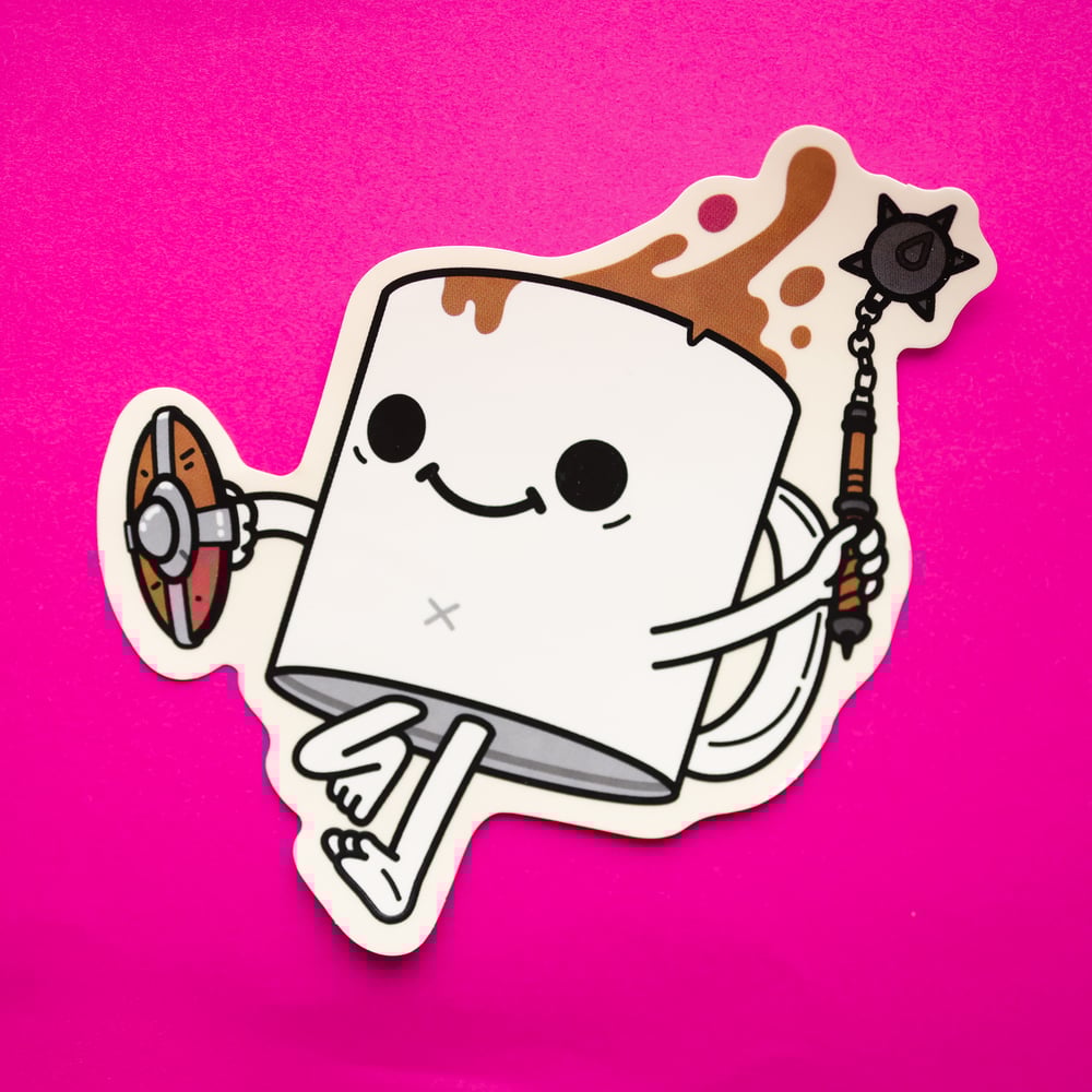 Image of Flail & Buckler Sticker