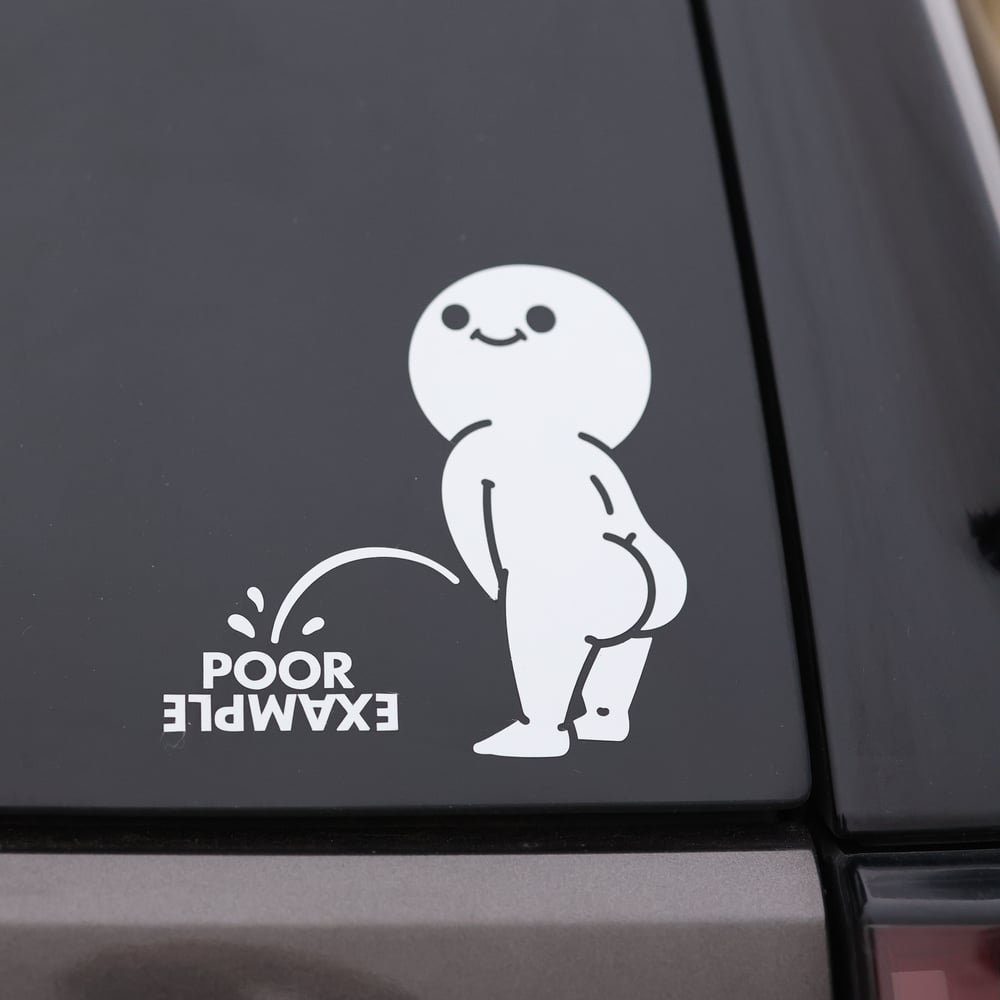 Image of POOR EXAMPLE Transfer Decal 