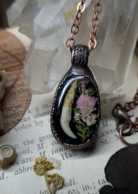 Image 5 of Tooth and Floral Pendant