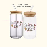 16 Oz Christmas Girly