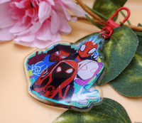 Image 3 of SpiderVerse Acrylic Charm