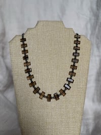 Image 1 of Smoky Quartz and Freshwater Pearl Necklace