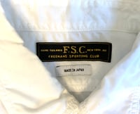 Image 3 of Freemans Sporting Club white cotton shirt, Japan-made, size M