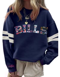 Image 5 of Bills Mafia Varsity Crewneck