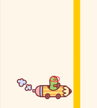 Image 1 of beep beep notebook (PREORDER)