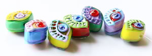 Making Eyes - 7 not-TOO-observant beads