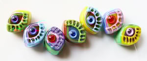 Making Eyes - 7 not-TOO-observant beads