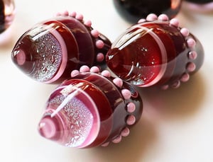 Date Night Shimmer Spikes - 7 beads bringing all the romantic frills