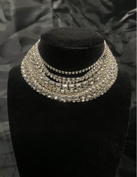 Image 2 of One In A Miliyon Layered Choker SILVER