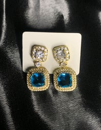 Icy4Ever Blue/Silver Earrings