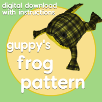Image 1 of Frog Sewing Pattern PDF