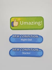 Uma Musume "Conditions" Fabric Stickers