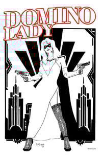 Domino Lady 11x17 Print