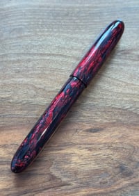 Image 6 of Black Heart Bespoke Makers Blank! Pressure cast with Alumilite resin, Black Galaxy & Colorshift Mica