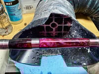 Image 9 of Black Heart Bespoke Makers Blank! Pressure cast with Alumilite resin, Black Galaxy & Colorshift Mica