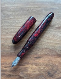 Image 5 of Black Heart Bespoke Makers Blank! Pressure cast with Alumilite resin, Black Galaxy & Colorshift Mica