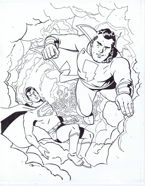 Image of SUPERMAN and CAPTAIN MARVEL (FCA)