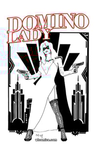 Image 2 of T-Shirt Domino Lady