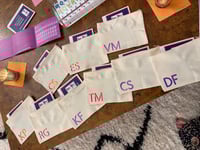 Image 1 of Monogrammed Mahjong Card Holders