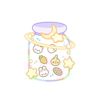 Image 1 of Starry Jar Shaker Charm