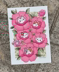 Purrfect Flower Print