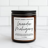 Image 1 of Mystic Amber Candle Collection - Lavender Mahogany