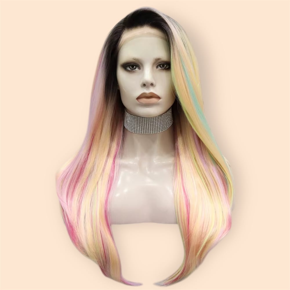 Image of Butter Pastel lace front wig